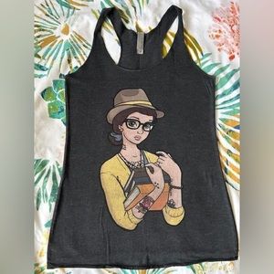 Hipster Belle Raw Edge Tank Top